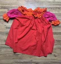 Vintage Oscar de la Renta Petite Colorblock Dress