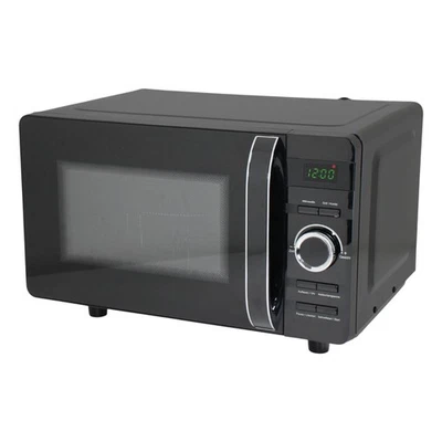 Exquisit MW4020-F-240DIG Mikrowelle ohne Drehteller 700W Grill 800W schwarz