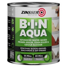 Image of Zinsser BIN Aqua Primer Sealer - Stain Killer Paint - White