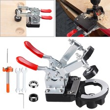 35mm Door Hinge Hole Opener Locator Jig Woodworking Punch Drilling Guide Tool