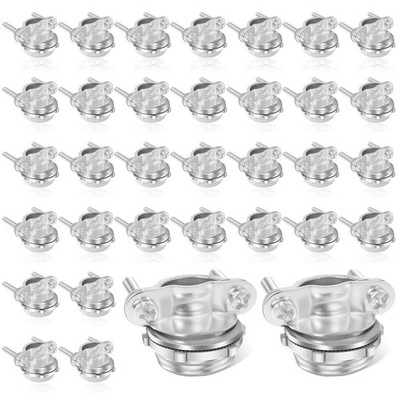 40 PCS 3/4 Cable Connectors Romex Zinc Alloy Wire Clamps Metallic Conduit NM