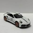 1:24 2020 Porsche 911 Turbo S Diecast With Headlight & Tailight LEDS White