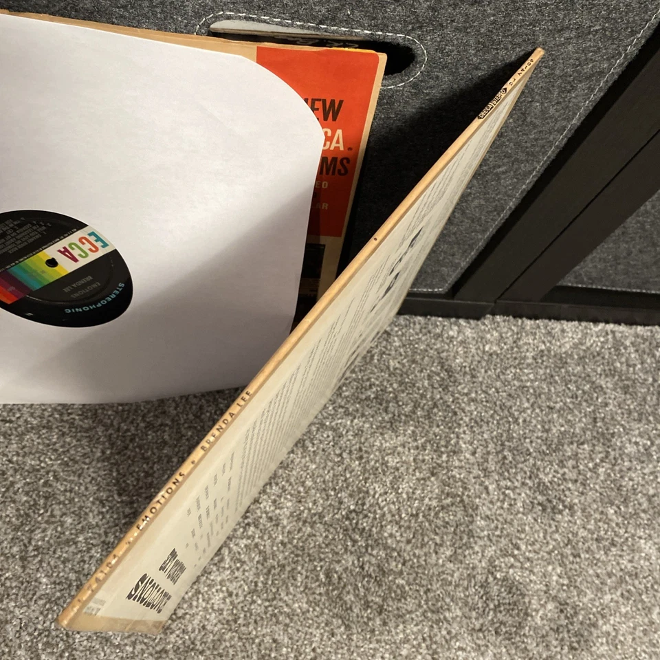 BRENDA LEE- EMOTIONS LP (1961) DECCA RECORDS DL 74104 Vinyl VG+ - Image 4 of 4