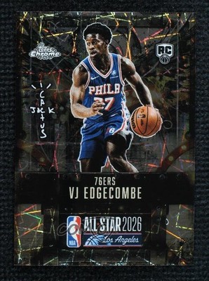 2025-26 Topps Chrome Cactus Jack x NBA All-Star Game 16/25 VJ Edgecombe #63 1mc9