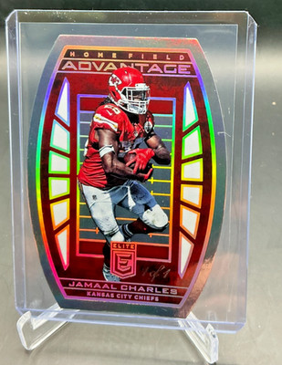 2016 Panini Donruss Elite Homefield Advantage JAMAAL CHARLES DIE-CUT 1/1 #HF-JC