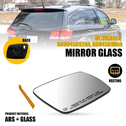 Passenger Side Mirror Glass Replacement For 2009-2020 Dodge Journey 68045692AA