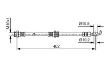 Flexible de frein Ford RANGER