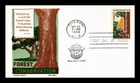 US COVER FOREST CONSERVATION FDC SCOTT 1122 KEN BOLL CACHET CRAFT