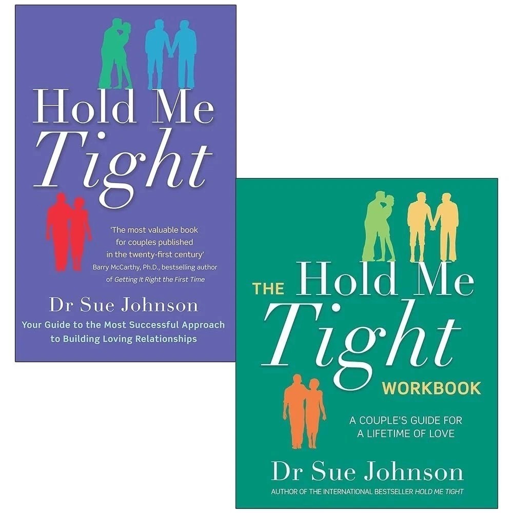 Dr Sue Johnson Collection 2 Books Set Hold Me Tight, The Hold Me Tight Workbook