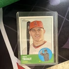 Topps 2012 Heritage Mike Trout Card #207 Los Angeles Angels MLB