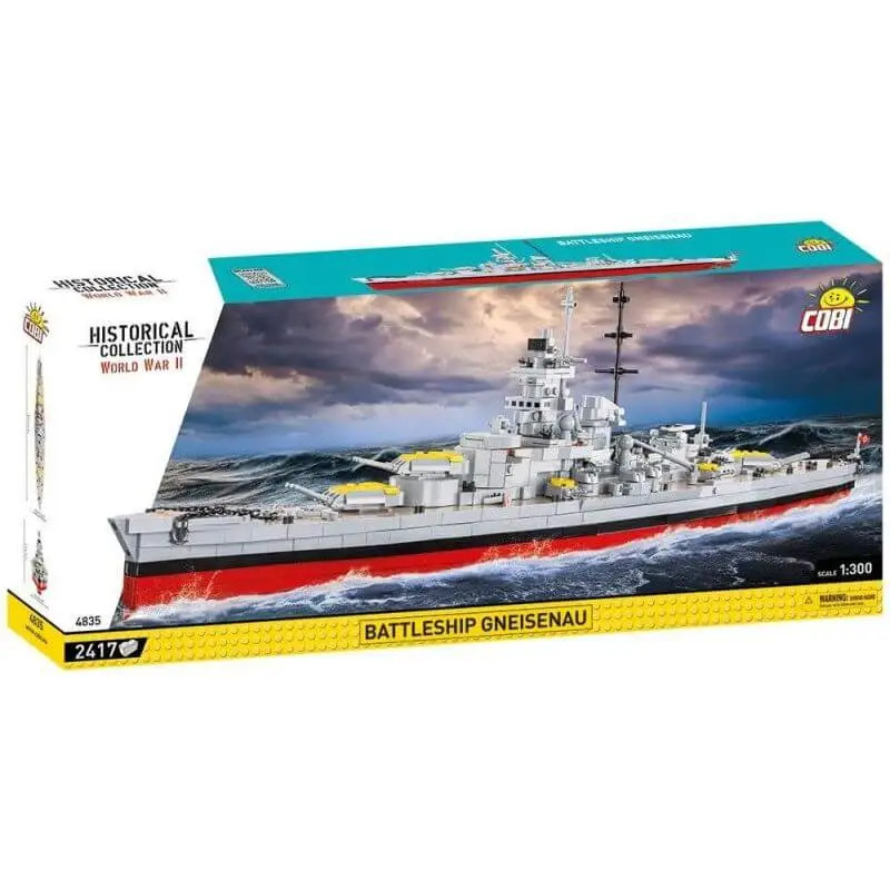 Battleship GNEISENAU COBI-4835 idée cadeau modélisme naval adulte