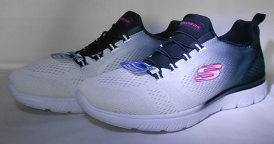 SKECHERS, 37, Sneaker, Summits Bright Charmer, Schwarz/Weiß, Memory Foam, NEU!