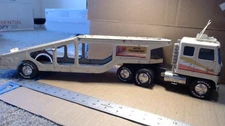 Vintage Nylint Pressed Steel GMC Astro 95 Auto Transporter Semi Tractor Trailer