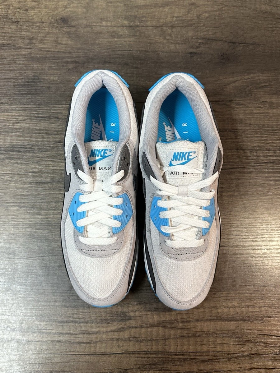 Nike Air Max シューズ US 9.5 ホワイト/ブルー Nike Air Max 90 Blue Lightning DM0029-019 Men's Size 8.5 | eBay