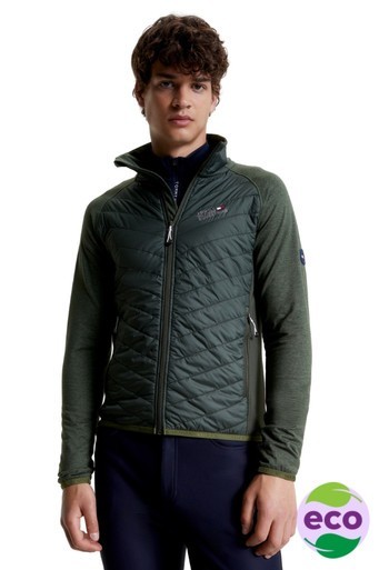 Tommy Hilfiger Mens Thermo Hybrid Jacket - Putting Green - XXL