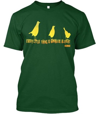 3 Little Birds Every Thing Is Gonna Be Alright T-Shirt Made in USA S-5XL