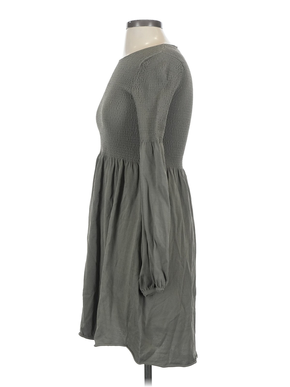 Zara Women Gray Casual Dress S thumbnail 4