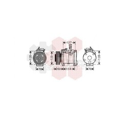 Kompressor Klimaanlage für Chrysler Voyager IV 2.5 CRD