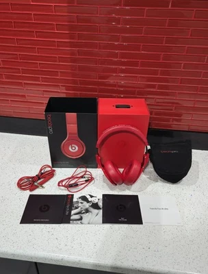 Beats Pro by Dr. Dre - Lil Wayne Red Studio Over-Ear Headphones (Super Rare)