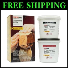 System Three SculpWood, 0.5 Gallon, Brown