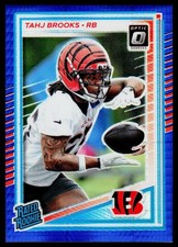 2025 Donruss Optic #268 Tahj Brooks Blue Hyper