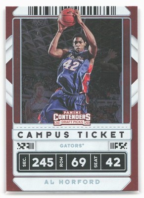 2020 Panini Contenders Draft Picks #16 Al Horford Campus Ticket
