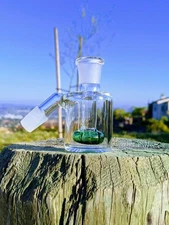 Premium 14mm 45° Green Mini Dry Ash Catcher Water Filter Bong Bubbler
