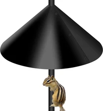Wide Squirrel Baffle for Bird Feeder Pole,Pole Mount Squirrel Guard Stopper,Agai