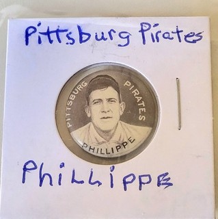 Baseball player Pittsburg Pirate "Deacon" Phillipe Pin Sweet Caporal Cigarettes