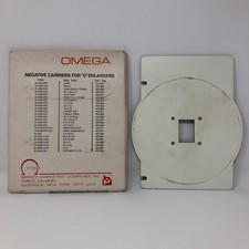 Omega 35MM Full Frame Negative Carrier - D Series enlarger. Cat  423-352