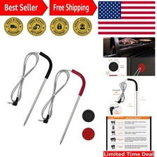 2-Pack Waterproof Meat Thermometers for Pit Boss Grills - Precision Cooking