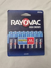Brand New Rayovac High Energy AA Alkaline Batteries 16-pack