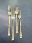 Lot Of 4 Reed & Barton STERLING Silver Forks - 7 1/4" Long Each - 214 Grams