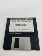 Kurzweil K2000 Analog Collection K2 Series Floppy Disc Classic Synth CD Demo