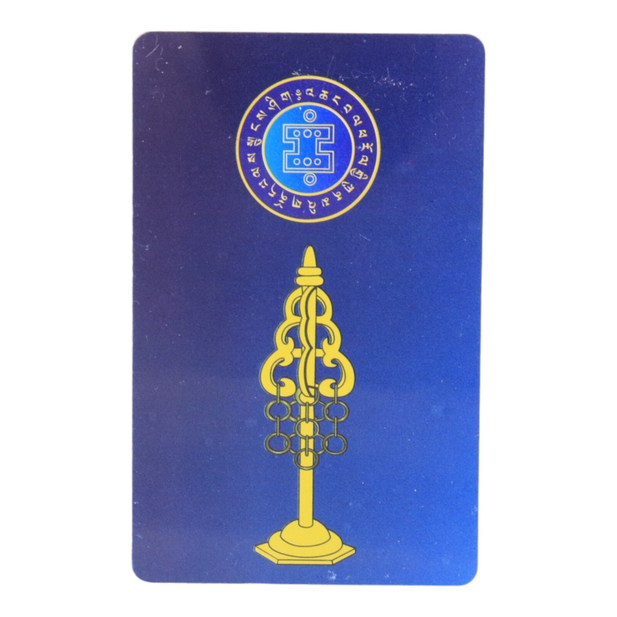 Feng Shui Door Guardians w/ Ksitigarbha Staff Talisman Card | eBay