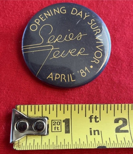 Milwaukee Brewers Vintage 1981 Día de Apertura Pin Botón Trasero - Imagen 5 de 5