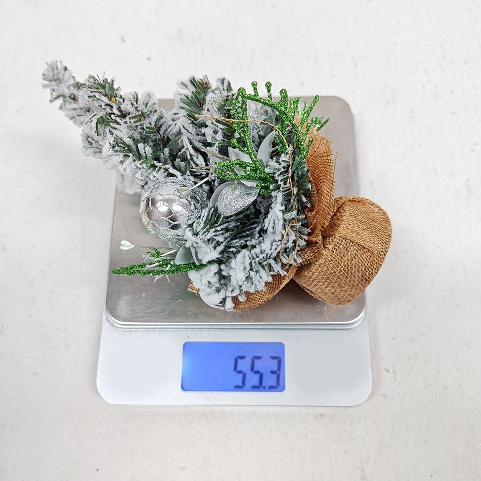 Miniature Christmas Tree 20cm for Small Spaces Office Holiday