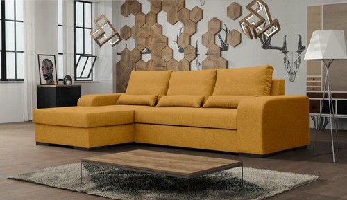 Sofa Schlafsofa Designer Sofa mit Bettfunktion - Bettkasten Ecksofa Couch Sofas - Bild 5 von 12