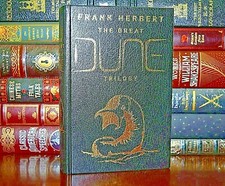 NEW Great Dune Trilogy by Frank Herbert Leath...