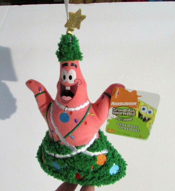 CHRISTMAS Ornament Rare PATRICK STARFISH SpongeBob 2006 Fabric w Hanger