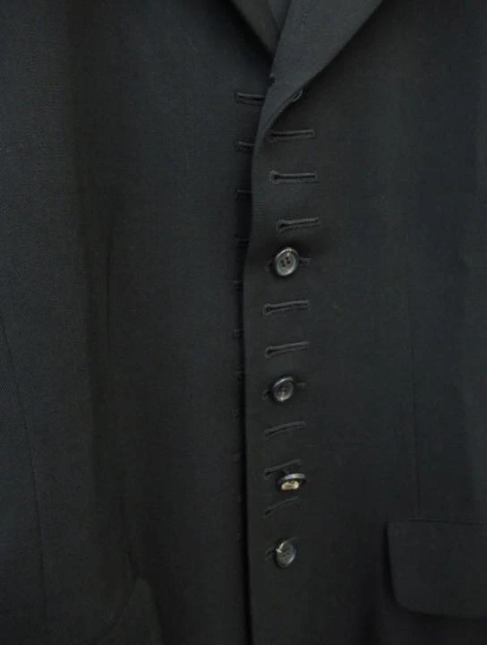 Yohji Yamamoto Wool gabardine multi-strike wool gabardine long
