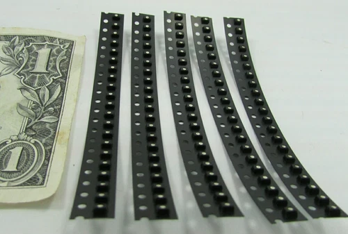 100 Osram Light Blue LEDs 11.2-14mcd @2mA 120° Mini TopLED SMD SMT LCBM67S L1-2K