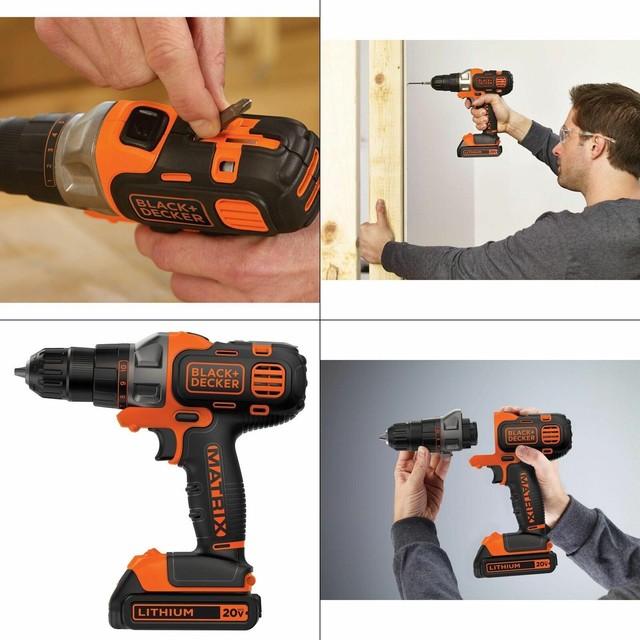 Black and Decker Matrix Drill BDCDMT120 20v Tool Battery And Charger eBay