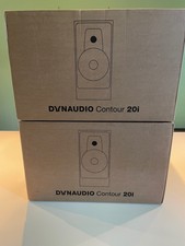 New Pair Of Dynaudio Contour 20i Bookshelf Speakers (gloss Black) Msrp: $5,750