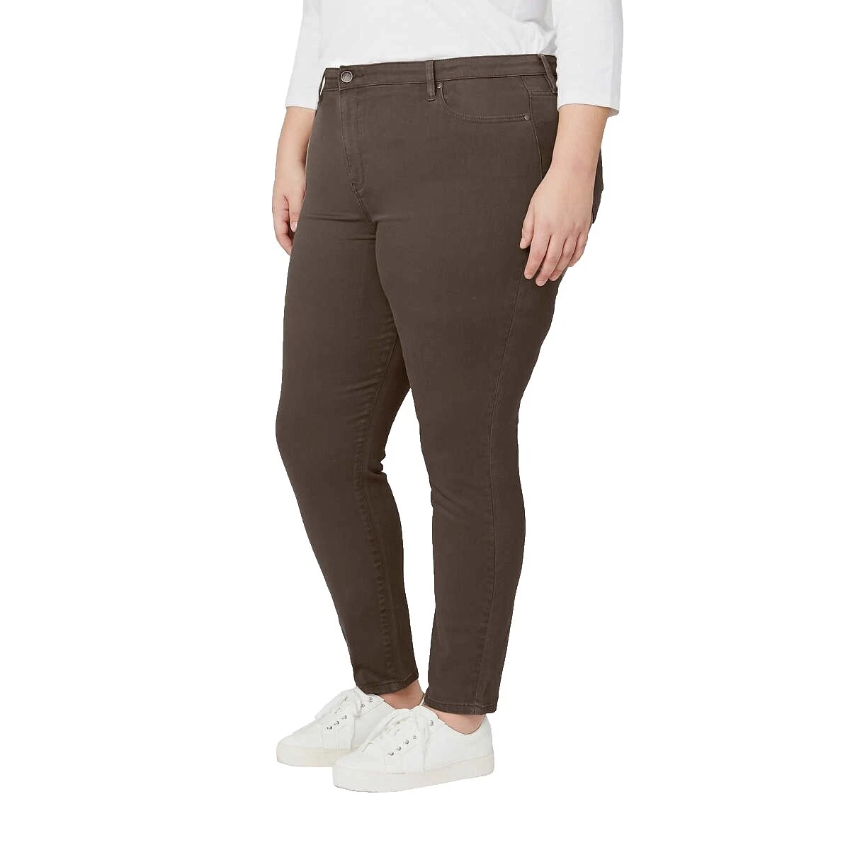 Calça de Algodão Buffalo Sólido para mulheres
