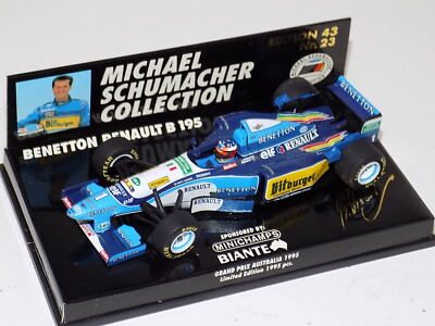 1/43 Minichamps Benetton Ford B195 F1 M.Schumacher Australia 1995