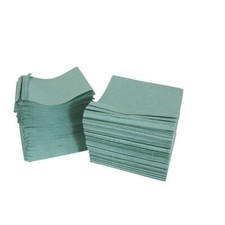 Lucart, Mini Paper Hand Towels, Children, V-Fold Interfold, Green, case of 7200