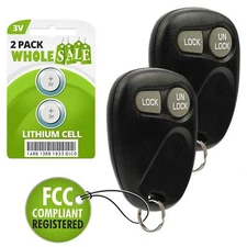 2 Replacement For 1997 1998 1999 GMC Safari Sierra Sonoma Key Fob Remote
