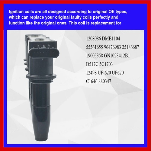 BOBINA DE ENCENDIDO UCE0234 1 PIEZA para Chevrolet Sonic 1,8 L L L4 2012 2013 2014 - Imagen 4 de 7