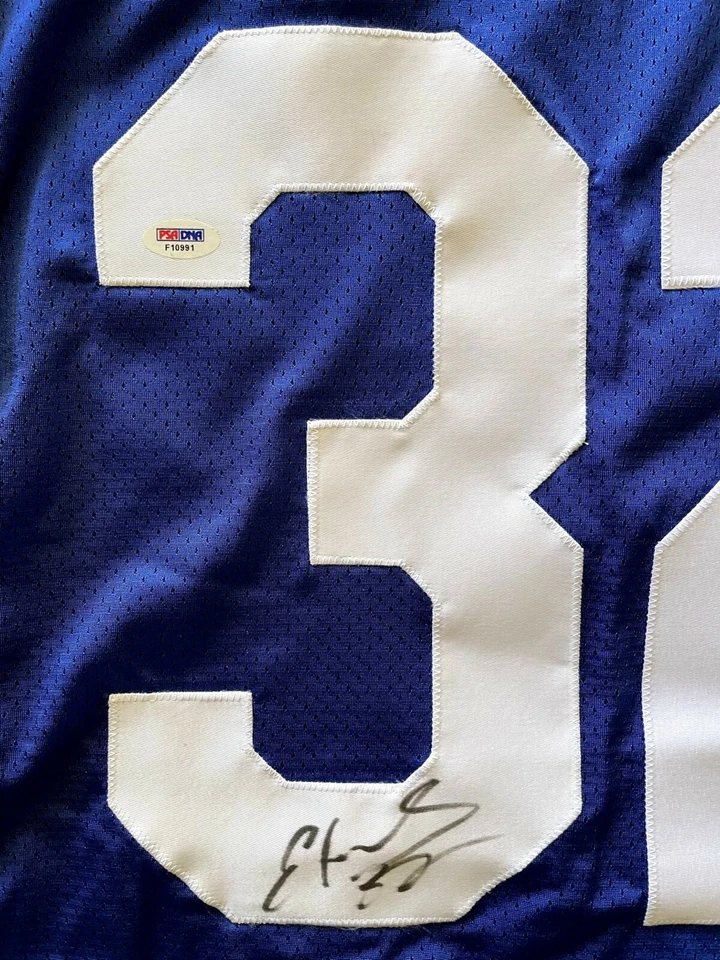 Edgerrin James signed autographed Colts authentic Puma game model jersey PSA/DNA - Image 2 of 2